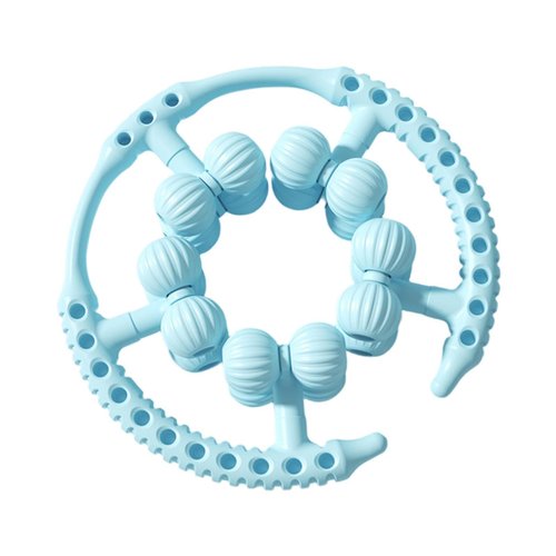 Colaxi Muscle Massage Roller Leg Clamp Arm Thigh Lightweight Multifunction Deep Tissue Fitness 20 Point Roller for Bodybuilding Gift, Blue
