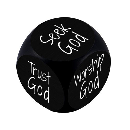 Baptism Gifts for Girl Boys, Confirmation Gifts for Girl Boys, Christian Religious Dice for Women Men, Man of God Gift for Men, God Mother Gifts for Women, First Communion Favors, Serenity Prayer Dice
