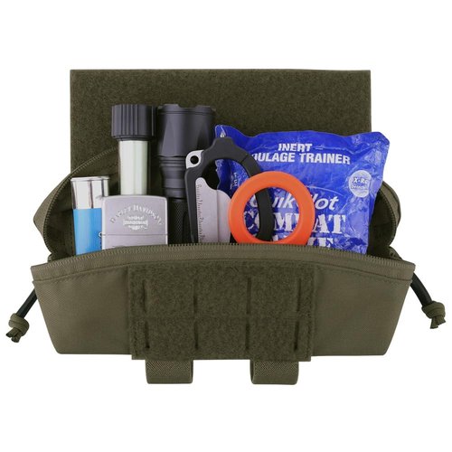 KRYDEX Tactical Small Drop Pouch Mini Dangler Pouch with Hook and Loop Panel (RG)