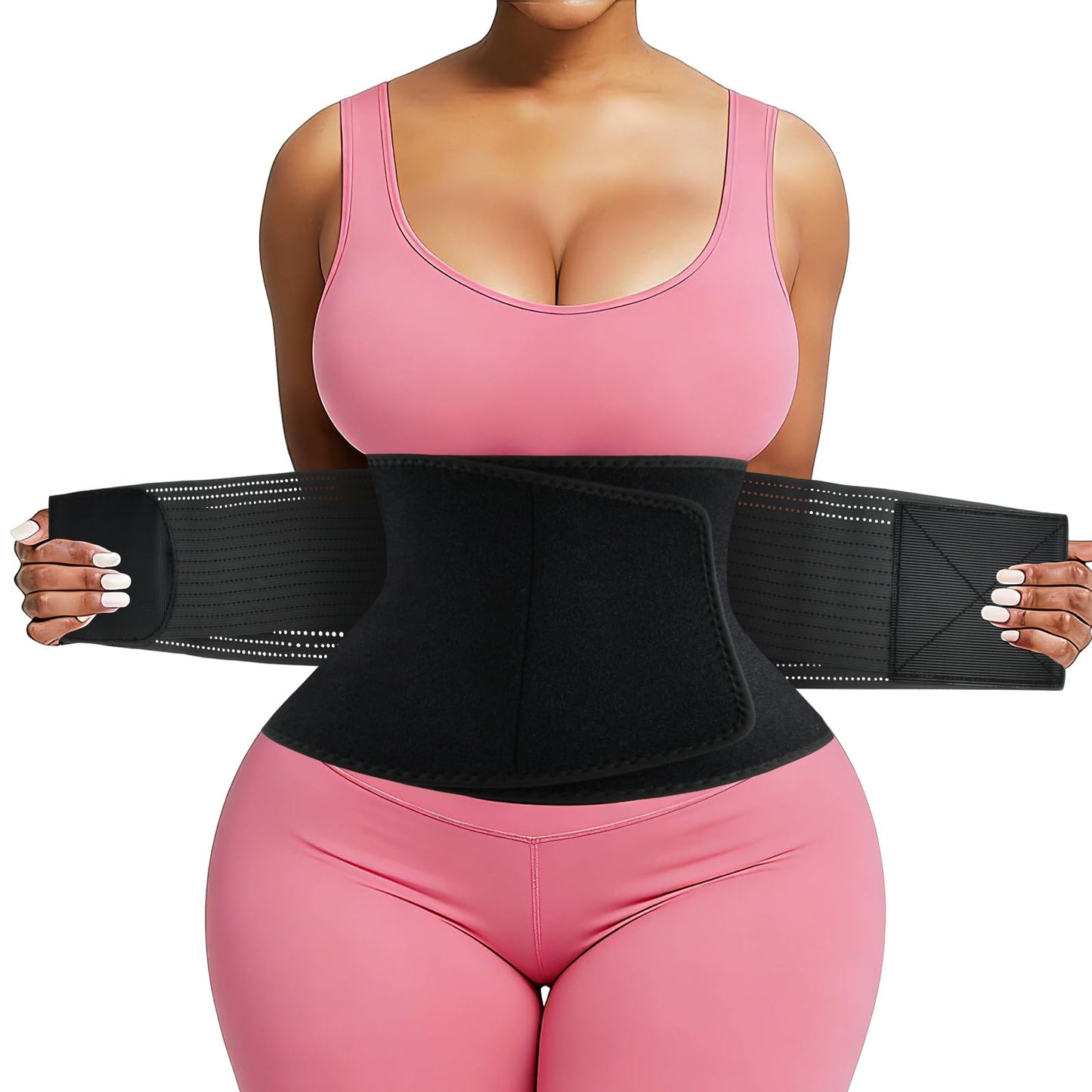 Lisacool Sweat Band Waist Trainer for Women Adjustable Body-Shaping