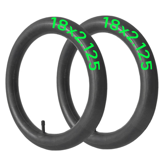 2-Pcs 18x2.125 Bike Tube 18x1.95 Bike Tube 18x1.75 Inner Tube 18 x 2.125 18 x 1.95 18 x 1.75 Tube, Schrader Valve
