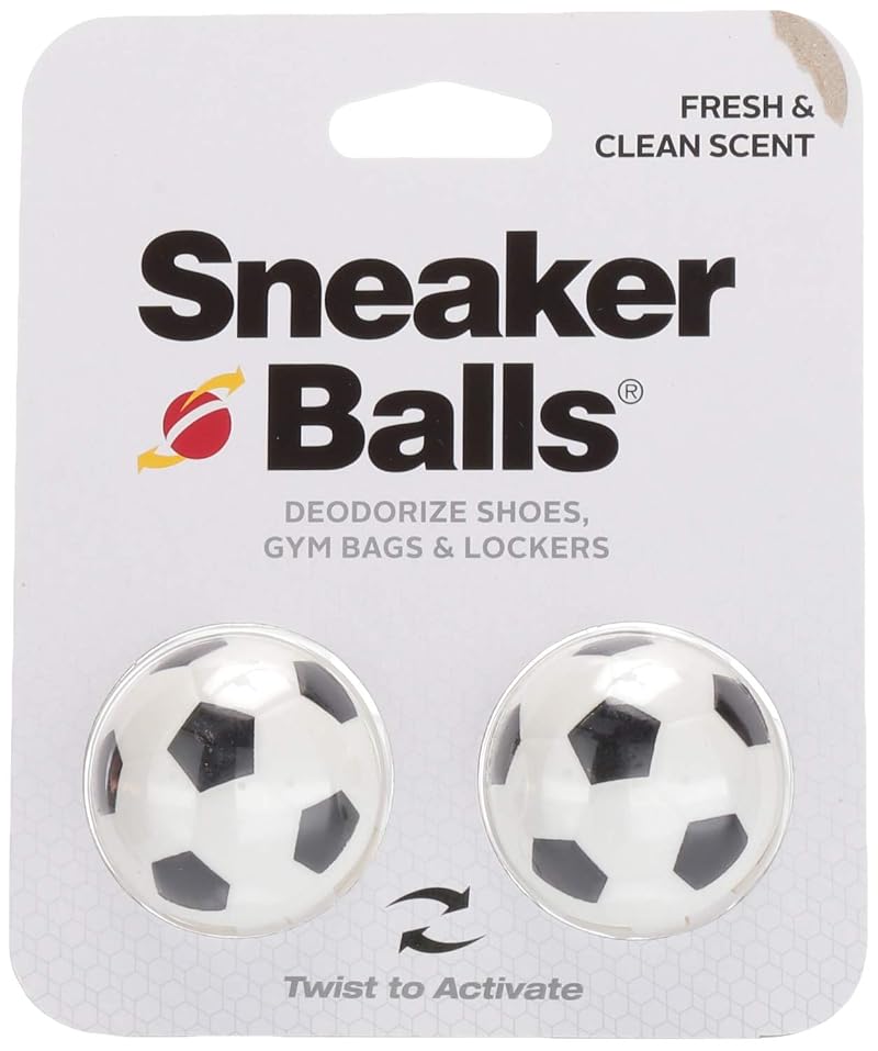 Sof Sole Sneaker Ball Odor Eliminator & Remover – Twist-Activate, Compact Sport Shoe Fresheners