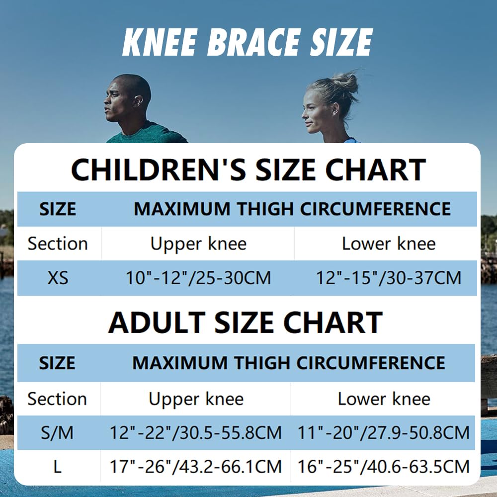 2025 NEW Knee Pain Relief Brace, Upgrade Adjustable Knee Support Knee Brace with Side Stabilizers, Pain Relief Knee Support for Women Men Knee Pain Arthritis Pain Running Workout (2, Gray, Large)