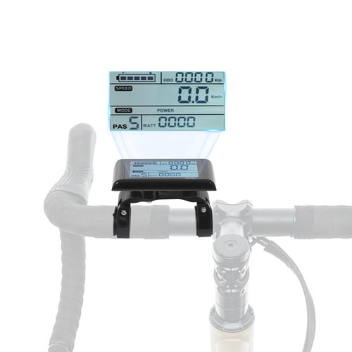 Ebike Display, 36V-72V Colorful Waterproof Cycling Computer with Charging Port for Mobile Devices, Ebike LCD Display Ebike LCD Display to Enrich Cycling Journey