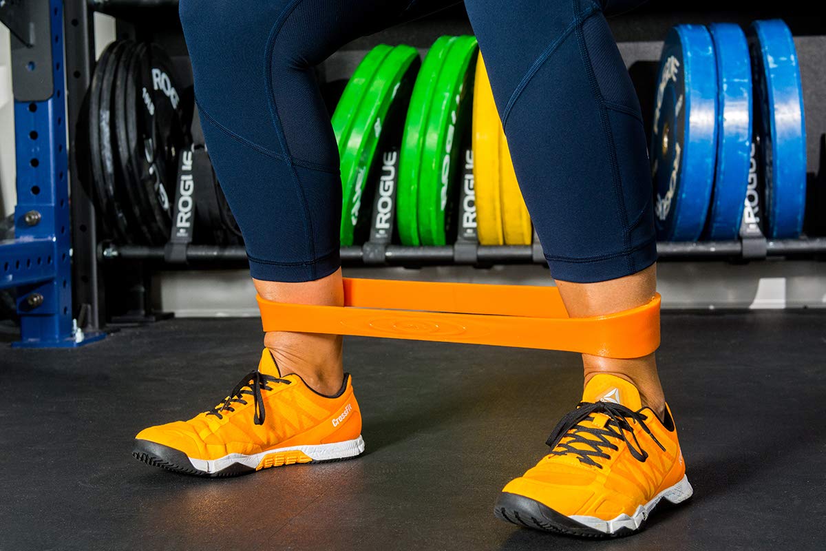 Pure Band - Professional Grade Physical Therapy Band for Home Workouts, Premium Thick Resistance Band Great for Stretching and Rehab, Latex-Free, Super Strong Band (Orange - Light Resistance)