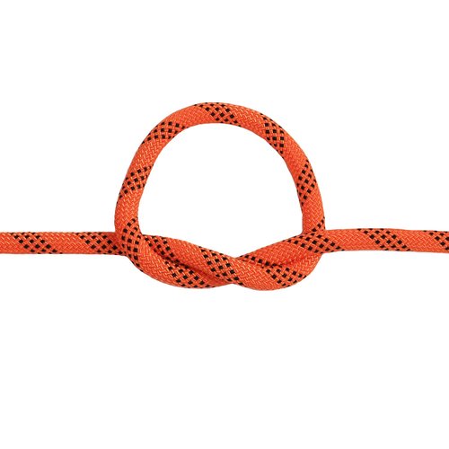 YUZENET Braided Polyester Arborist Rigging Rope (3/8 inch X 100 feet) High Strength Outdoor Rope for Rock Climbing Hiking Camping Swing, Orange/Black