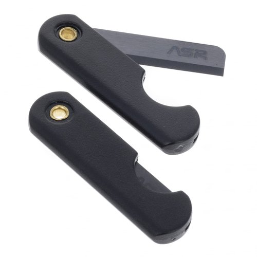 ASR Tactical 2-Pack Folding Ceramic Razor Blade, Micro EDC Escape Knife Survival Tool