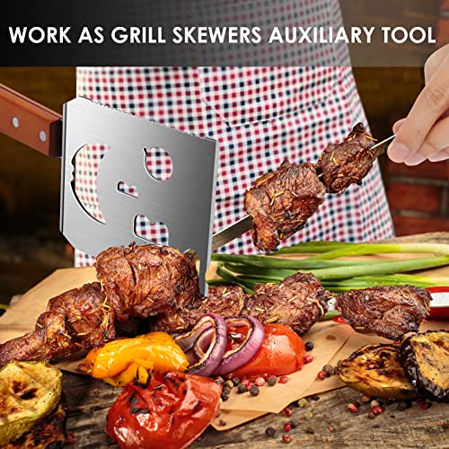 7-in-1 Outdoor Grill Spatula for BBQ, Meat Tenderizer & Accessories