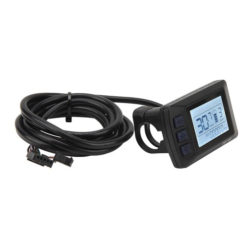Electric Bike LCD Display Panel, 24v 36v 48v Electric Bike LCD Display Control Panel, with Sm Connector Waterproof LCD M3 Electric Scooter LCD Display