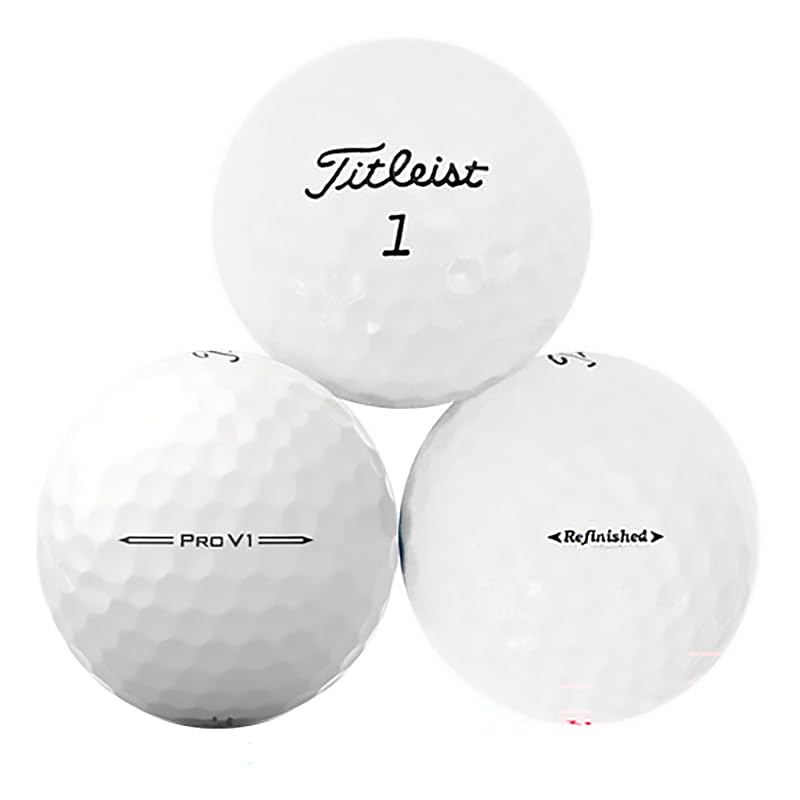 Titleist Pro V1 2023 Refinished Golf Balls – 12 Pack, Tour Distance & Soft Feel
