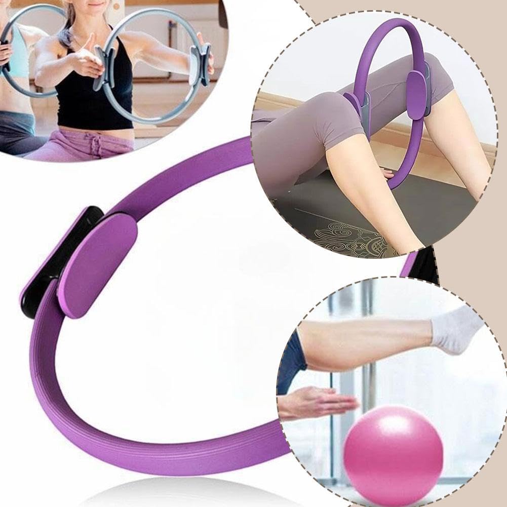 11Pcs Yoga Sets for Women Pilates at Home Equipment, Pilates Essentials Kit for Women, Magic Ring Booty Bands for Working Out Glutes Yoga Ball Resistance Band Yoga Bands for Stretching