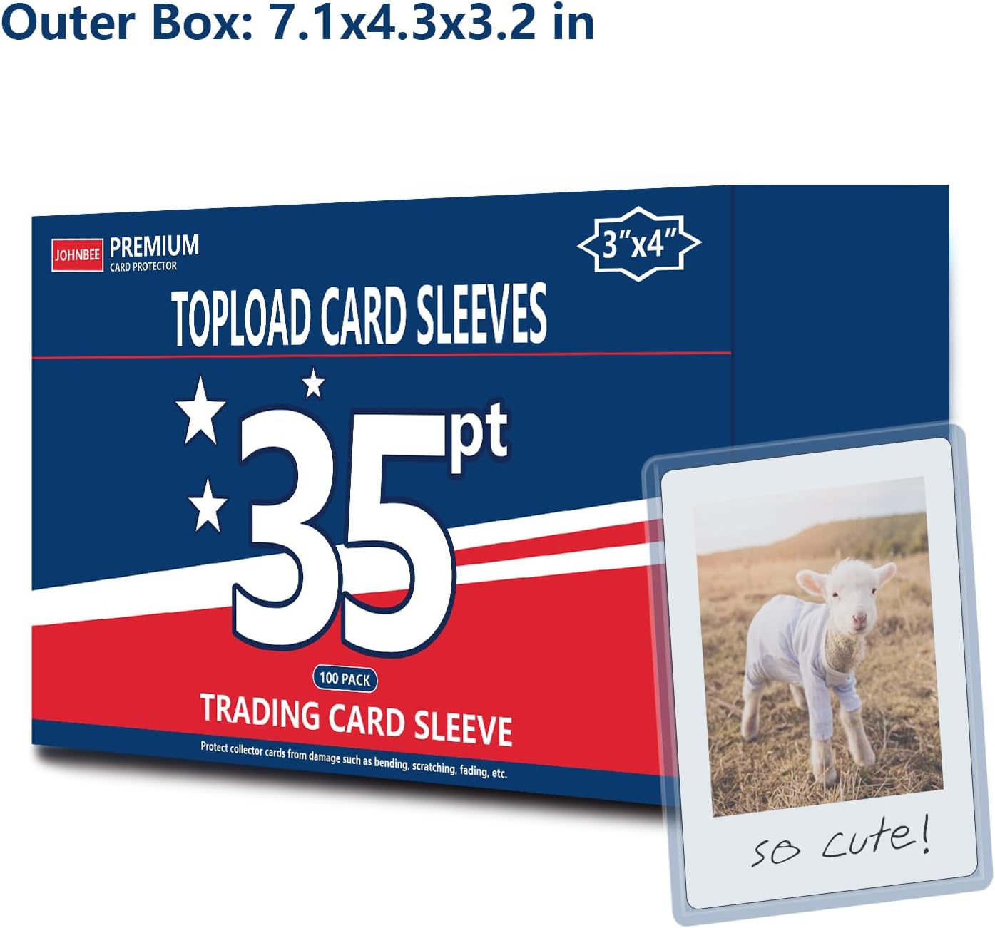 200 Card Sleeves - 3"x4" Hard Plastic Top Loaders for Cards - Trading Card Sleeve & Baseball Card Holder - Premium Topload Ablum Photocard Holder for Sports, Game & Kpop Cards (100Soft+100Hard)