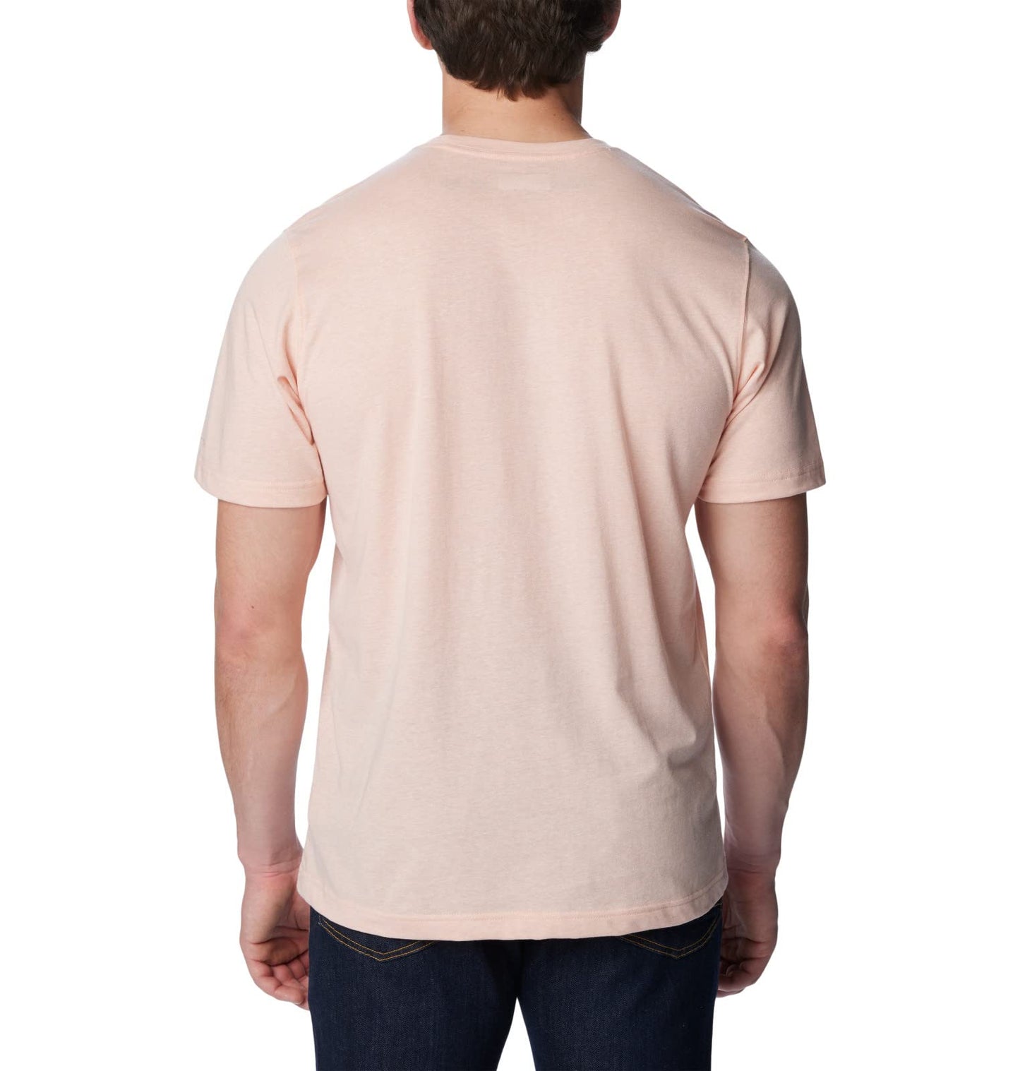 Columbia Men's Thistletown Hills Short Sleeve, Peach Blossom Heather, 3X Big