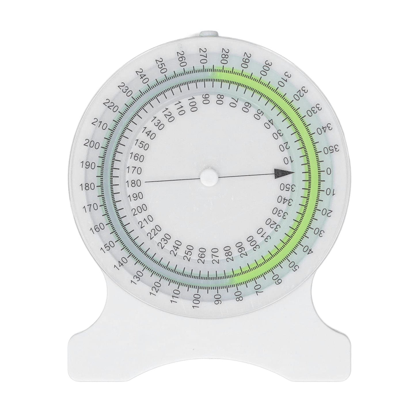 Inclinometer, Clinometer Inclinometer Gauge for Physical Goniometer Physical Non Leak Bubble Accurate Measurements Bubble Inclinometer for Students Professionals (Green)