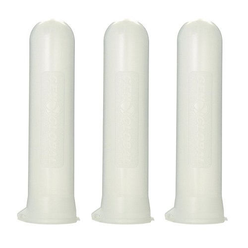 Gen X Global LOT of 3 GXG .68 Caliber 140 Round Paintball Pods/Tubes (Clear)