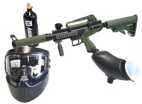 3Skull Tippmann Cronus Paintball Gun Package .68 Caliber Marker Set – Olive