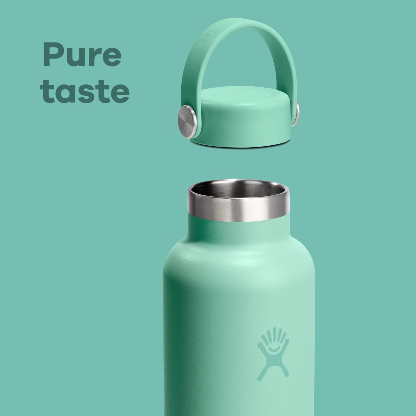 Hydro Flask Water Bottle - Insulated Stainless Steel - Non Spill, Leakproof in 24 Oz Cloud Pink