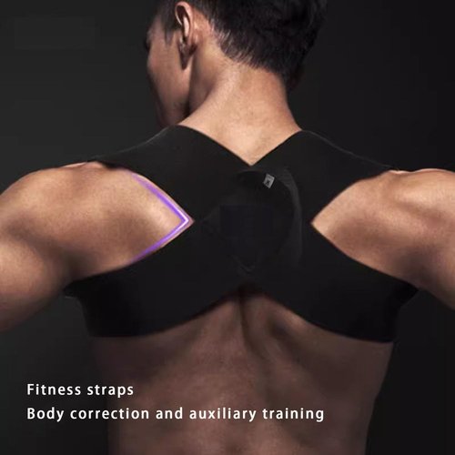 OLITE Fitness Heavy Shoulder Straps – Bench Press & Shoulder Training Assist Straps, Chest-Opening & Back-Straightening Support, Posture Corrector for Hunchback, and Fitness Training (Black, X-Large)