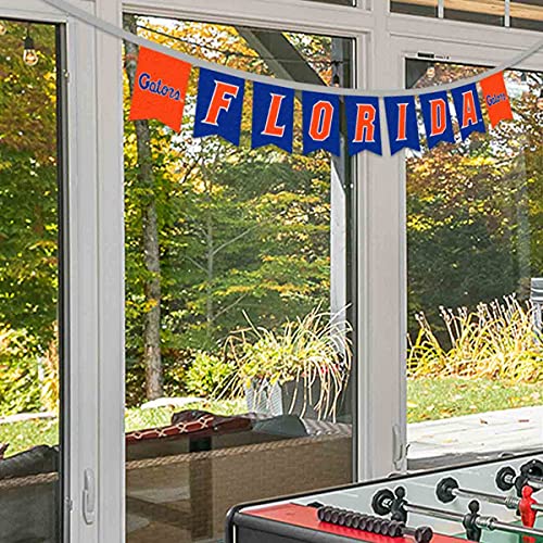 Florida Gators Banner String Pennant Flags - 8 Feet Indoor Outdoor Decor