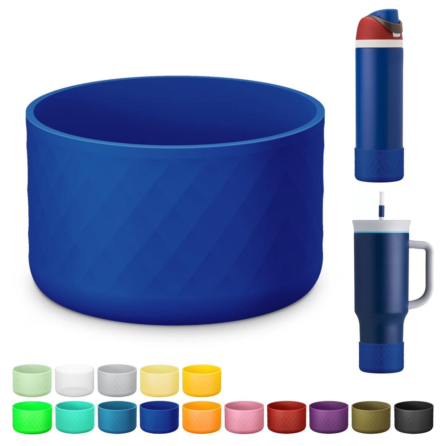 Silicone Boot for Owala Water Bottle 24 oz, Anti-Slip Protective Sleeve for FreeSip/Twist/Flip Stainless Steel Water Bottles Accessories