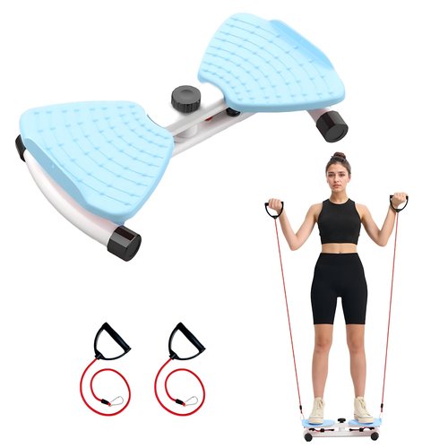 HOTSWEAT Waist Twister, Waist Twisting Machine, Exercise Twist Boards with Resistance Bands, Noiseless Ab Twister Board for Women Belly Fat, Waist Sculptor Twister for Home Gym