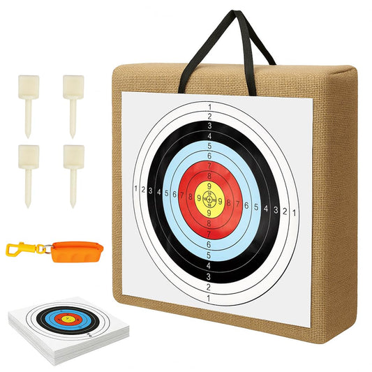 20'' Archery Target – 30-Pack Paper Straw Archery Targets for Backyard Practice, Recurve & Compound Bows, Crossbow Target, Outdoor Sports Archery Accessories