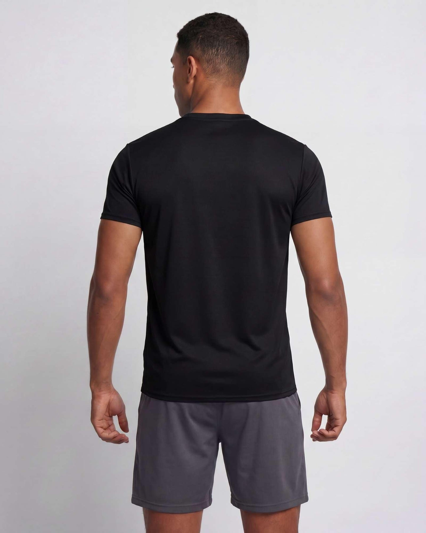 Real Essentials - Pack of 5 Men’s Active Quick Dry Fit Crew Neck T-Shirts Athletic Gym Workout Short Sleeve Tee Tops Camisas para Hombres Summer - 3X-Large - Set 8