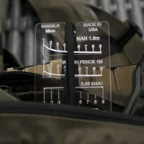 Range Finder Card, Range-R Card, Flexible Rangefinder Card with 6 Reticles, Slide Rule Tool for Hunting and Long-Range Shooting (Three Piece Set)