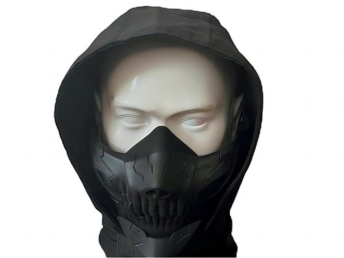 Airsoft Paintball Skull Mask with Balaclava Headgear, for CS Halloween Cosplay Costume Movie Props Airsoft Cyberpunk Mask