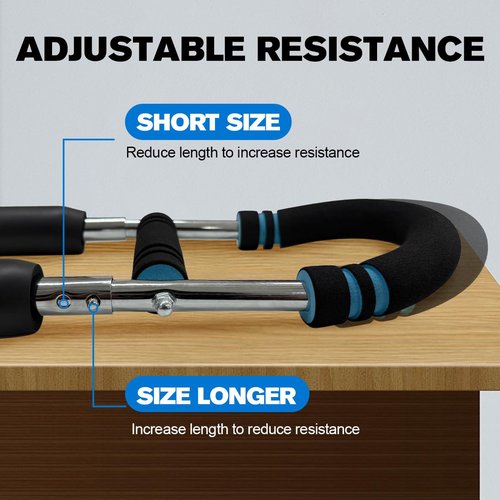 DERACY Twister Arm Trainer, Forearm Strengthener, Chest Workout Equipment, Adjustable Resistance Arm Exerciser, Portable Home Gym Fitness Equipment