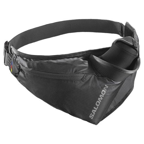 SALOMON Cross Season Bottle Belt Hydration Belt, Adults Unisex, Ebony/Alloy/ (Black)