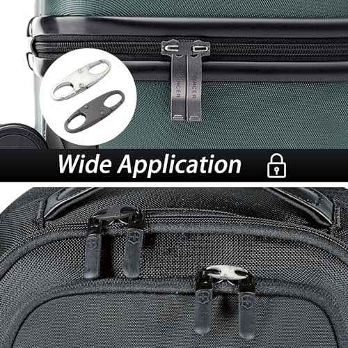 4PCS Zipper Clips Anti Theft - Double Opening Small S Carabiner Clip, Zipper Locks Anti Theft, Holding The Zipper Closed for Backpacks/Keychain/Luggage, Zipper Pull Replacement