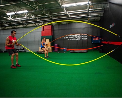Inertia Wave Strong Dynamic Rubber Battle Ropes Alternative for Home and Gym | Maximize Calorie Burn | Revolutionary Fitness Equipment for Abs and Full Body Workout