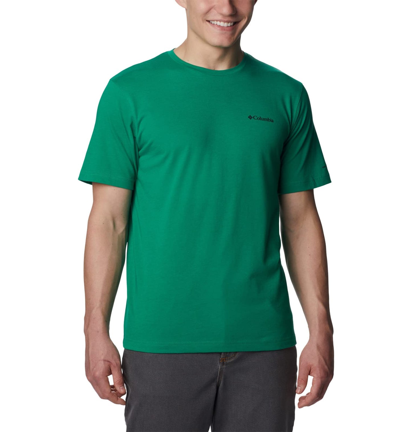 Columbia Men's Thistletown Hills Short Sleeve, Bamboo Forest, 2X Tall
