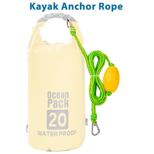 Botepon Floating Kayak Tow Rope with Clips – Quick Connect Rescue Line for Kayaks, Jet Ski Anchor Rope – Towing Rope for Tying Kayaks Together, Kayak Accessories, 20FT