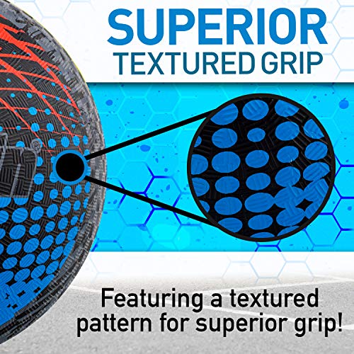 Kids Playground Ball - Rubber Kickball with Textured Grip - Mystic Variation, 8.5 Inch