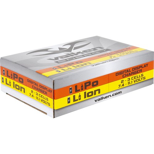 Valken Airsoft Li-Ion/Lipo Smart Battery Charger - Digital Display for 2-3 Cell Batteries