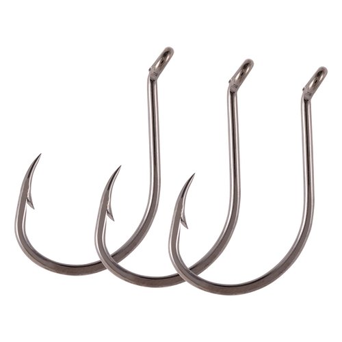 30 Pack Octopus Offset Fishing Hooks for Bass Trout Salmon Steelhead Walleye Saltwater and Freshwater
