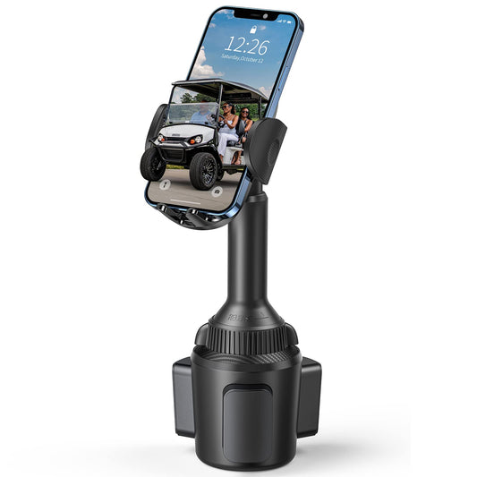 ICARMOUNT Golf Cart Phone Holder Mount, Golf Cart Accessories Universal Cup Phone Holder Mount for All 4.7-6.8" Cell Phones, Fit EZGO Club Car Yamaha, Car, Truck, Golf Gifts for Men, Women
