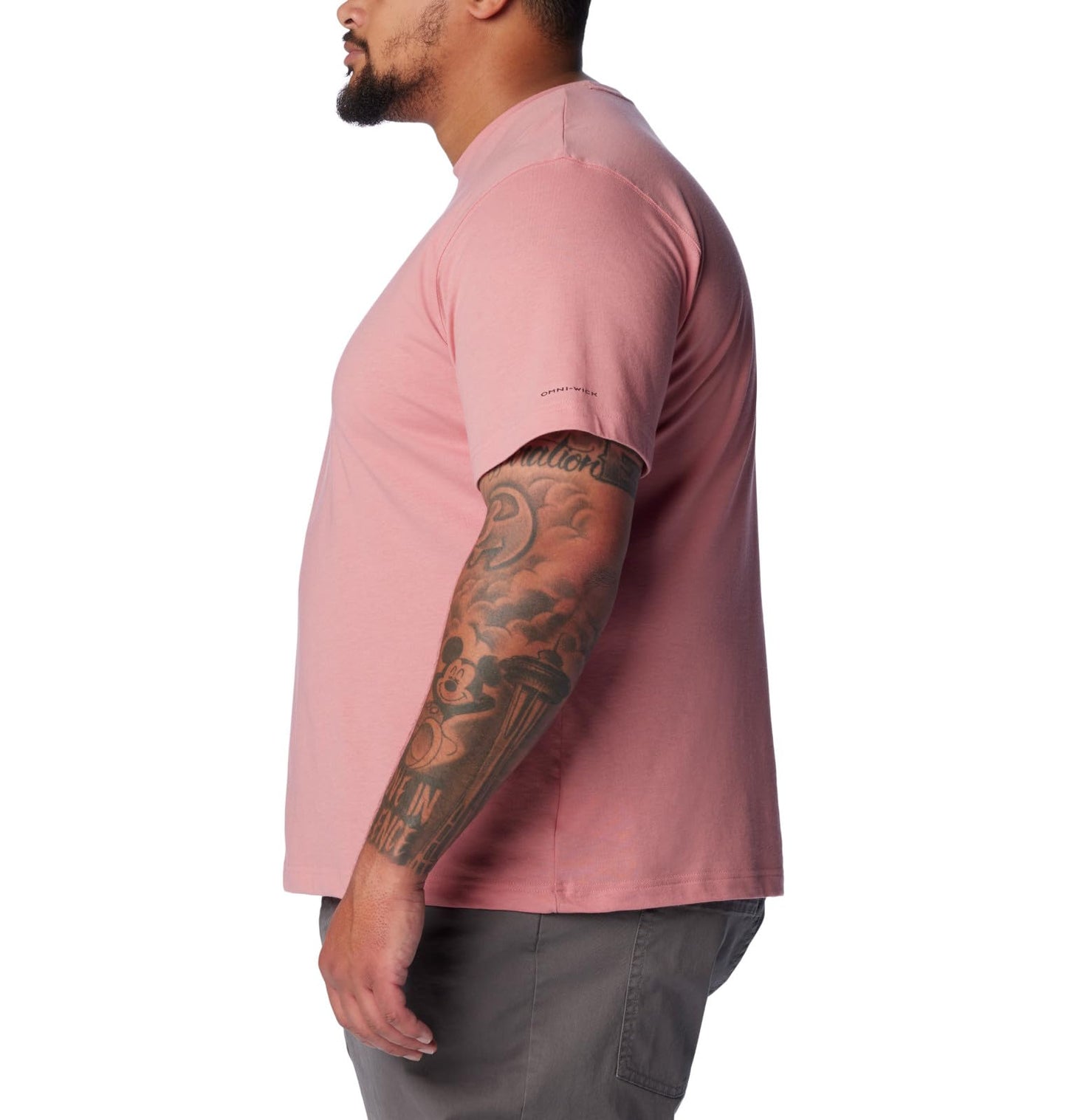 Columbia Men's Thistletown Hills Short Sleeve, Pink Agave, 4X Tall
