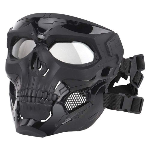 Airsoft Paintball Full Face Mask with Headgear Balaclava Mask Film PropsRole Play and Other Outdoor Activities