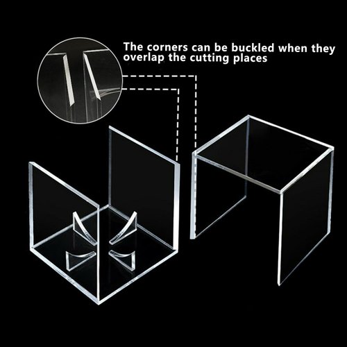 Acrylic Baseball Case for Display, UV Protected Baseball Display Cube, Autographed Baseball Clear Display Case, Baseball Display Case for Memorabilia Baseball (1 PC)