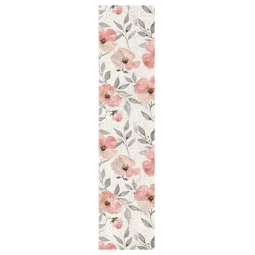 Bolaz Skateboard Grip Tape Sheet Design Deck Longboard Griptape Pastel Pink Flower Non Slip Tape Waterproof Sandpaper Scooter 33" x 9"