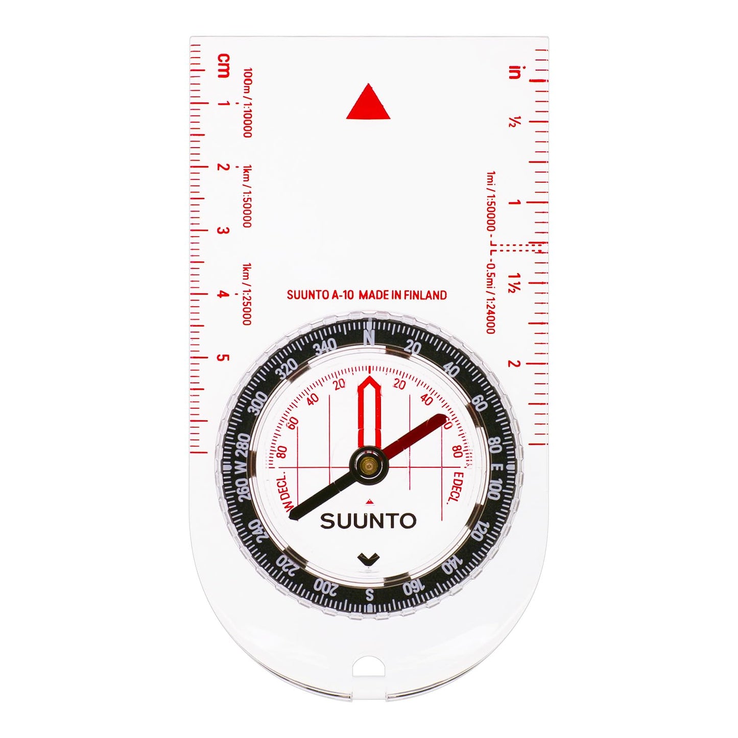 SUUNTO A-10 Compass: Compact, Simple to use Recreational Hiking Compass, Hiking, Boy Scouts, Orienteering