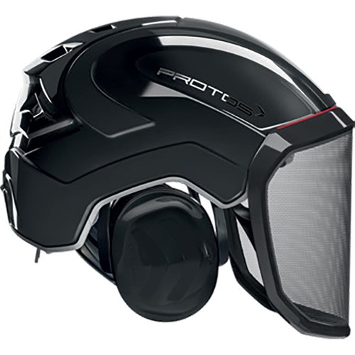 Pfanner Protos Integral Arborist Helmet - Red & Black