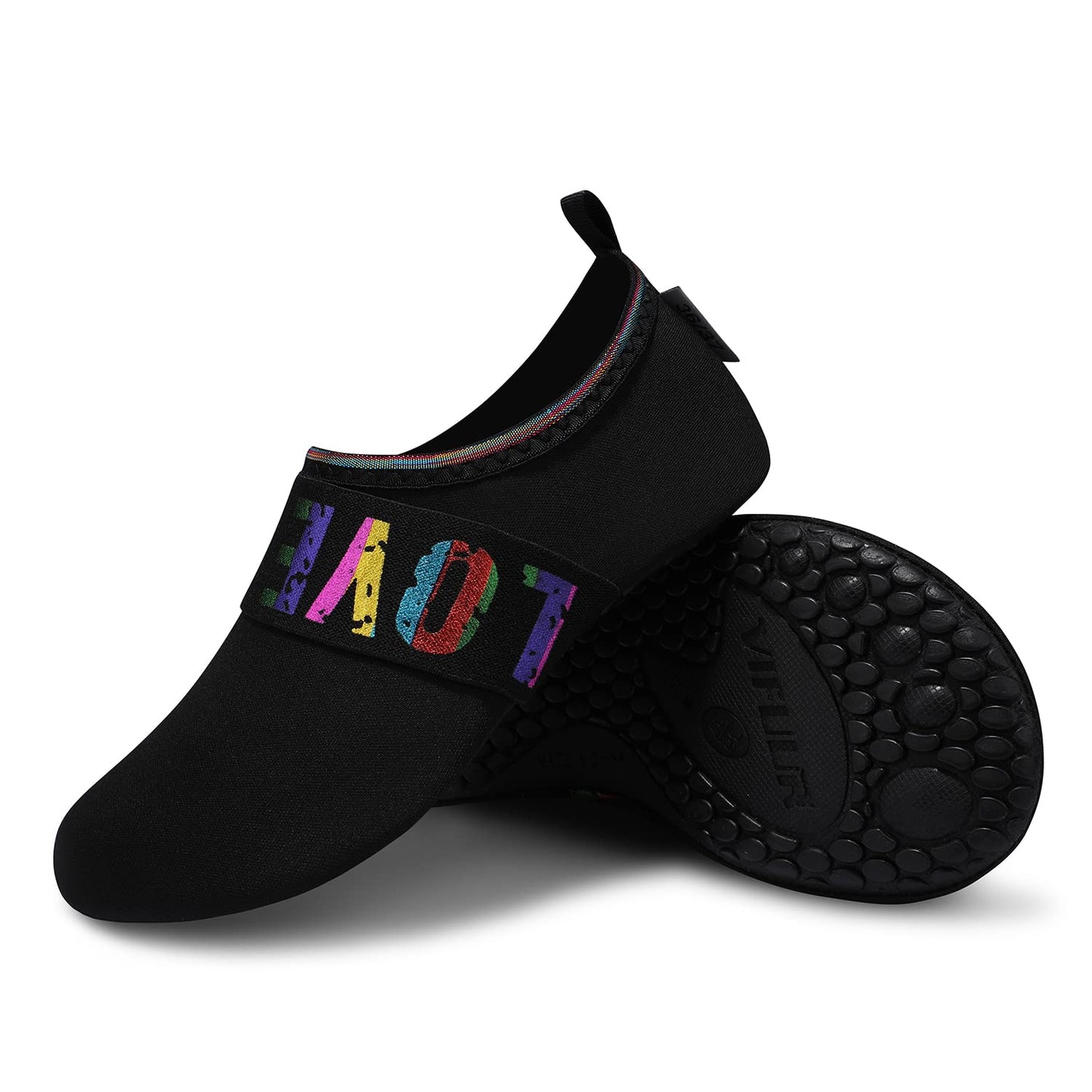 VIFUUR Water Sports Unisex Shoes LoveBlack - 11-12 W US / 9.5-10.5 M US (42-43)