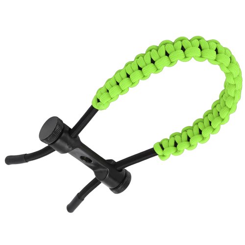 Compound Bow Wrist Slings, Adjustable Durable Wrist Strap Cord Rope, Hunting Wrist Strap Braide for Training Exercising, Archery Bow Wrist Slings for Compound Bow Target Shooting Accessories(Green)