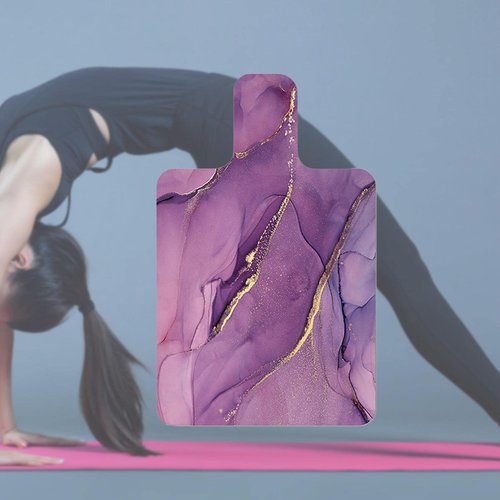 rockible Pilates Mat for Reformer Anti Slip 61Cmx99.6cm Workout Cover Towel Thick Lightweight Professional Suede Meditation Pad Pilates Reformer Mat, Style B