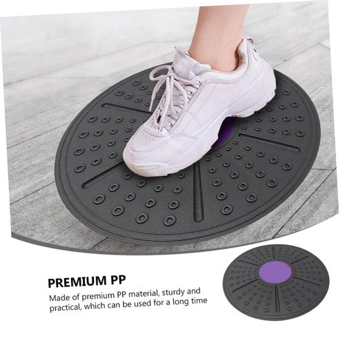 LIOOBO 1Pc Balance Board for Core Strength Training Rotating Yoga Balance Pedal Non Slip Exercise Equipment for Fitness Physical Therapy Home Workouts Design