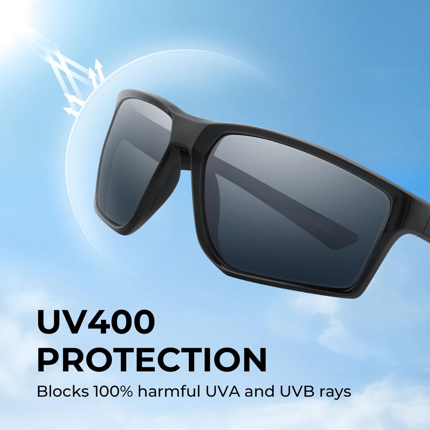 KastKing Osage Polarized Sport Sunglasses for Men and Women, Ideal for Driving Fishing Cycling Running, UV Protection